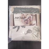 Aksu Çift Kişilik Pamuklu Battaniye - Bej - 180 x 220 cm