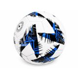 AKSU Futbol Topu Dikişli Tpu Deri 5 Numara 380gr 32 Panel (mavi-siyah-beyaz)