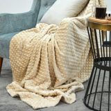 Aksu İpeksoft Tomurcuk Pearl Açık Krem 200 x 220 cm Battaniye