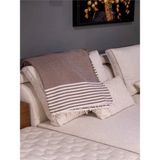 Aksu Summer Line Pike ve Koltuk Şalı - 170 x 210 cm - Toprak