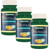 Aksu Vital D3 Vitamini 60 Softgel 650mg x 3 Adet