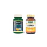 Aksu Vital Vitamin D3 60 Softjel + Vitamin C 60 Tablet 1250 Mg