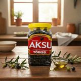 Aksu Yöresel Sele Siyah Zeytin (Çekirdekli) - 1 kg