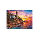 Aksu Yüksek Kaliteli 2000 Parça Puzzle, 96X68 Cm, Muhteşem Batış Teması