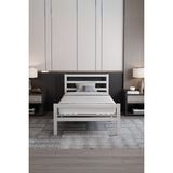 AKSviva Buhara Tek Kişilik Ferforje Metal Karyola - Beyaz - 120 x 200 cm