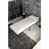 Aksviva Smart Base Tek Kişilik Katlanır Metal Karyola Siyah