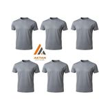 Aktan 6’lı %100 Pamuk Havacı Fanila Seti (Bedelli ve Uzun Dönem Askerlik Için) - 2XL - Gri - Mavi
