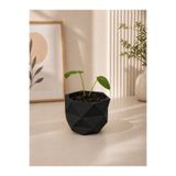 AKTANLABS Modern 3D Geometrik Saksı – Minimal Dekoratif Tasarım – 13x13x10 cm