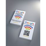 Aktap Google Puan ve Yorum Kartı 85 mm x 55 mm Beyaz Renkli NFC ve QR Kartı Paket İçeriği ile