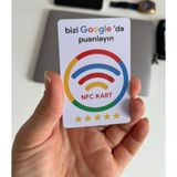 Aktap Google Yorum Kartı Nfc ve Qr Google Harita Işletmenize Anında Yorum ve Puan Alın
