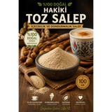 AKTAR DÜNYAM %100 Doğal Hakiki Toz Salep 100 Gr İçeceklik Ve Dondurmalık Salep