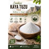 AKTAR DÜNYAM Çankırı Kaya Tuzu Toz 1000 Gr - Katkısız ve Doğal