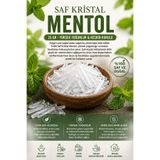 AKTAR DÜNYAM Saf Kristal Mentol 25 Gr - Yüksek Yoğunluk & Keskin Kokulu