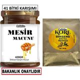 Aktar Mağazası Ginseng Keçiboynuzu lu Mesir Macunu ve Ginseng Toz100gr - 240 gr