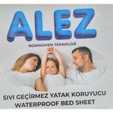 Aktar Tekstil Alez Çift Kişilik Nonwoven Teknoloji Sıvı Geçirmez Yatak Koruyucu