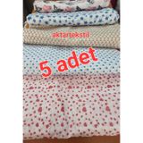 Aktar Tekstil Desenli Yorgan Hurcu 100X50X40 Cm Karısık Renkler 5Adet