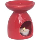 Aktaria Seramik Konik Buhurdanlık Kırmızı 8X8X11 cm