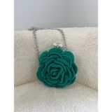 Aktarlife Gül Mini Bag El Örmesi Çanta - minibag - 02Y-Yeşil