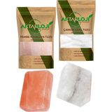 Aktarloji 1 kg Ince Çankırı Kaya Tuzu + 1 kg Ince Himalaya Tuzu + Kaya Tuzu Sabunu + Himalaya Sabunu - 2 kg