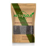 aktarloji 1 Kg Siyah Hardal Tohumu - Elenmiş, Temiz / Katkısız & Doğal