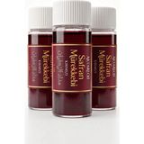 Aktarloji 3 Adet 5 ml Kırmızı Safran Mürekkebi / Orijinal Misk-I Amber ve Gül Suyu ve Hazılanmıştır