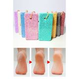 aktarloji 3 Adet Topuk Taşı / İpli Ponza Taşı / Renkli / Doğal Ayak Ve Topuk Bakımı / Nasır Peeling Taşı