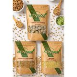 Aktarloji 3'lü 750 gr Glutensiz Soya Seti (250 gr Soya Kuşbası +250 gr Karamelize Soya Kıyması +250 gr Natural