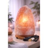 aktarloji 4-6 Kg Doğal Pembe Himalaya Tuzu Lambası / Büyük Boy / Doğal Tuzu Lambası / Premium
