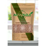 aktarloji 500 Gr Glutensiz Kara Mercimek / Kabuklu Mercimek - Doğal & Katkısız