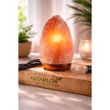 aktarloji Doğal Pembe Himalaya Tuzu Lambası / 3-4 Kg Doğal Kaya Tuzu Lambası / Özel Seçilmiş