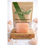aktarloji Pembe Himalaya Tuzu Sabunu / Büyük Boy 200-350 Gr / Doğal Kaya Tuzu Mineralli