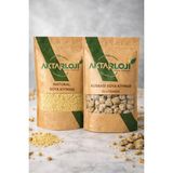 Aktarloji Soya Lezzet Seti : 250 gr Soya Kuşbası + 250 gr Natural Soya Kıyması / Vegan / Glutensiz - 500 gr