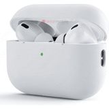 AktarMobile Airpods Pro 2. Nesil Tam Uyumlu Kılıf Hoparlör ve Mikrofon Delikli Silikon Kapak Yumuşak Dokulu - Beyaz