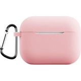 AktarMobile AirPods Pro 3. Nesil ile Uyumlu Silikon Kılıf, Hoparlör ve Mikrofon Delikli, Soft Yumuşak Dokulu, Pembe