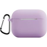 AktarMobile Airpods Pro 3. Nesil Uyumlu Kılıf Hoparlör ve Mikrofon Delikli Silikon Kapak Soft Yumuşak Dokulu - Lila