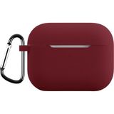 AktarMobile Airpods Pro 3. Nesil Uyumlu Kılıf Hoparlör ve Mikrofon Delikli Silikon Kapak Soft Yumuşak Dokulu - Mürdüm