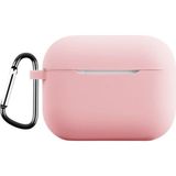 AktarMobile Airpods Pro 3. Nesil Uyumlu Kılıf Hoparlör ve Mikrofon Delikli Silikon Kapak Soft Yumuşak Dokulu - Pudra