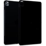 AktarMobile Apple iPad Pro 12.9 2021 5. Nesil Kılıf Silikon Tablet Kılıfı Esnek Tpu Kapak - Siyah