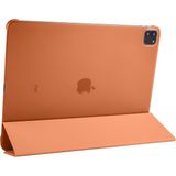 AktarMobile Apple iPad Pro 12.9 5. Nesil 2021 M1 Uyumlu Kılıf Flip Akıllı Kapak Standlı Smart Cover Uyku Modlu - Turuncu
