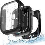 AktarMobile Apple Watch 10 / 11 46 mm Uyumlu Ekran Koruyucu 360° Kasa Koruma Tüm Gövde Kapak Ön Arka Darbe Emici - Siyah