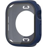 AktarMobile Apple Watch 10 46 mm Uyumlu Ekran Koruyucu 360° Kasa Koruma Tüm Gövde Kapak Ön Arka Darbe Emici - Lacivert