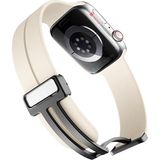 AktarMobile Apple Watch 6 Se 5 4 3 2 1 40 mm 38 mm Uyumlu Silikon Kordon Magnetik D Tokalı Spor Tarzı Kayış - Apple Watch 38 - 40 mm - Taş