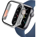 AktarMobile Apple Watch 7 8 41 mm Uyumlu Watch Ultra 49 mm Kasa Dönüştürücü & Ekran Koruyucu Tam Koruma - Gri