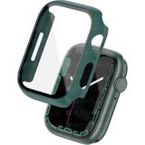 AktarMobile Apple Watch 8 45 mm Uyumlu Ekran Koruyucu Kasa Koruma Full Body Gard Tüm Gövde Koruyucu Tam Koruma - 8 - 45 mm - Koyu Yeşil
