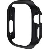 AktarMobile Apple Watch Ultra 49 mm Uyumlu Kasa Koruyucu Gövde Koruma Darbe Emici (Önü Açık) - Siyah