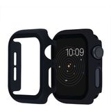AktarMobile Apple Watch Uyumlu 38 mm Ekran Koruyucu Kasa Koruma Full Body Gard Tüm Gövde Koruyucu Tam Koruma - Siyah