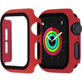AktarMobile Apple Watch Uyumlu 44 mm Ekran Koruyucu Kasa Koruma Full Body Gard Tüm Gövde Koruyucu Tam Koruma - Kırmızı