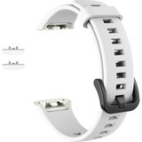 Aktarmobile Huawei Band 6 Silikon Kordon Premium Spor Kayış - Tam Uyumlu Pim Tasarımı - 14 Renk - Beyaz