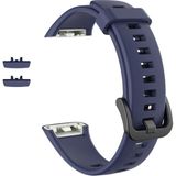 Aktarmobile Huawei Band 6 Silikon Kordon Premium Spor Kayış - Tam Uyumlu Pim Tasarımı - 14 Renk - Lacivert