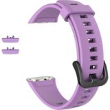 Aktarmobile Huawei Band 6 Silikon Kordon Premium Spor Kayış - Tam Uyumlu Pim Tasarımı - 14 Renk - Mor